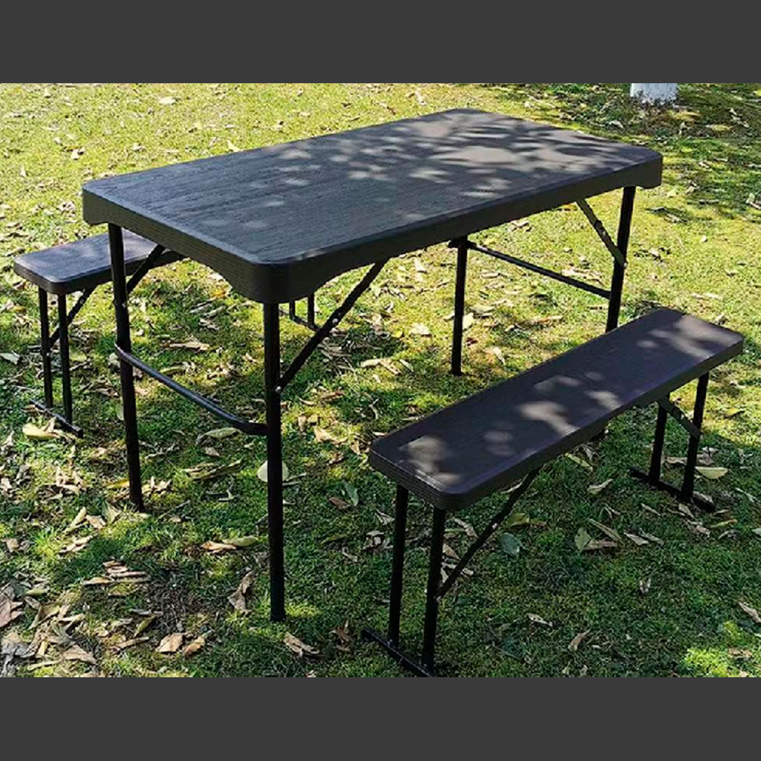 Mesa de Jardin Campamento o Picnic 2 Bancas Bossa Biskra.