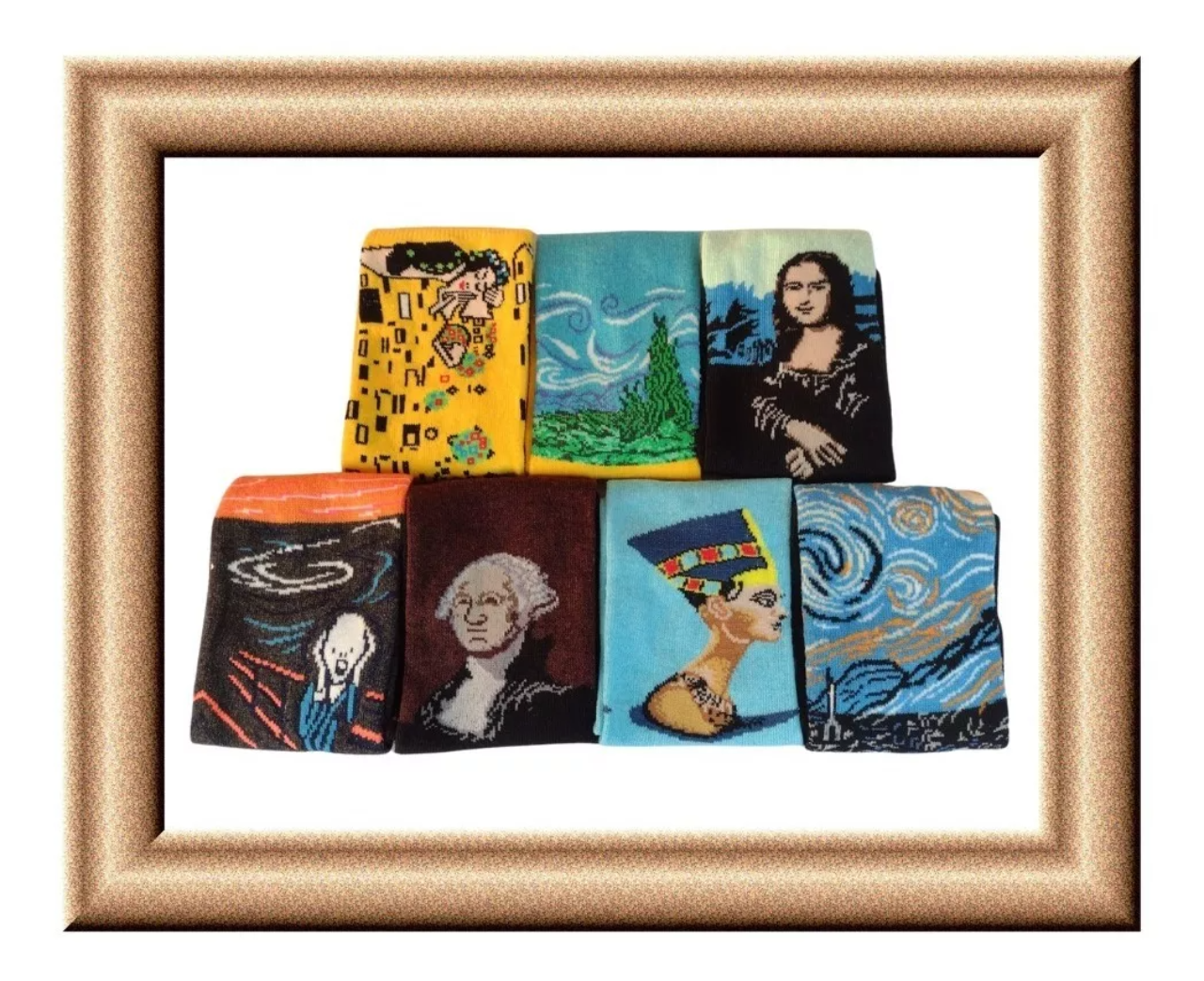 Calcetas Obras De Arte Varios Modelos 6 Pares