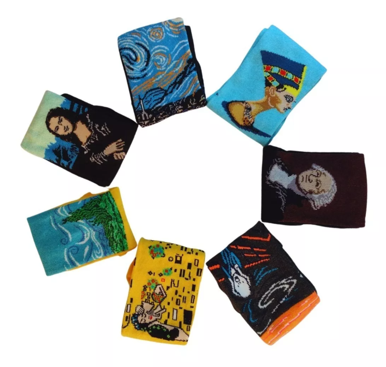 Calcetas Obras De Arte Varios Modelos 6 Pares