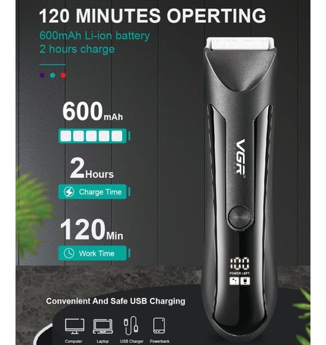 Kit De Maquina Rasuradora Barba Y Corporal Electricas Hombre