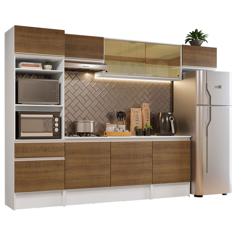 Cocina Integral Modular 300cm Madesa Diamante BM 02
