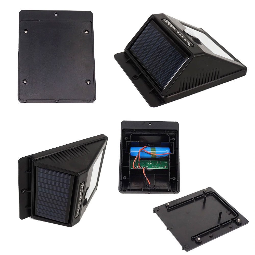 5 Lámparas con sensor de movimiento 100% Iliosinnova Lámpara solar Color negro Para exteriores