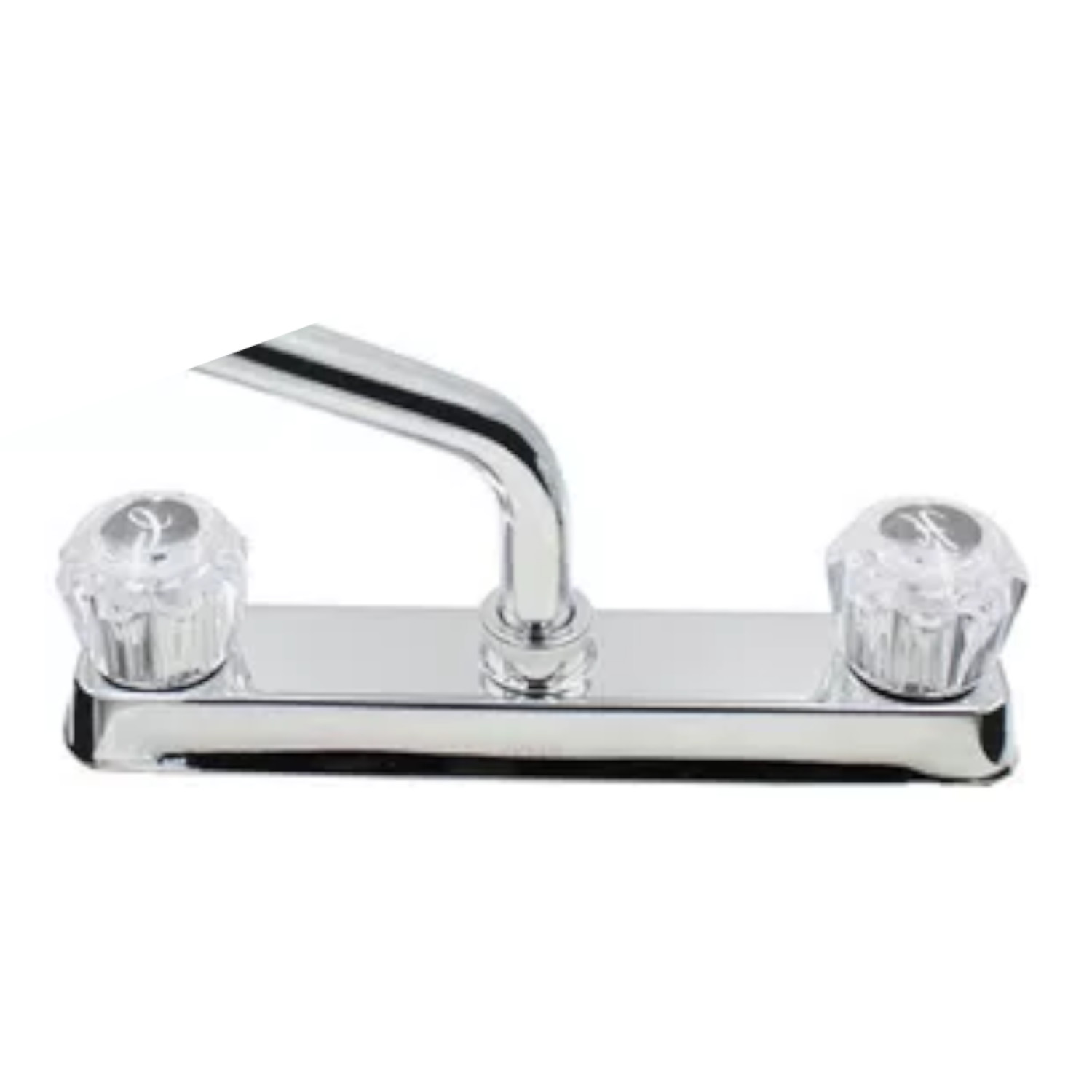 Llave Mezcladora Agua Fregadero O Tarja De Cocina Alfa Cromado Maneral Abs