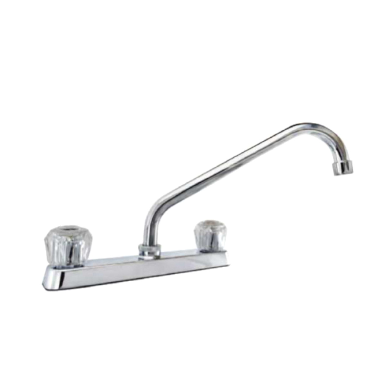 Llave Mezcladora Agua Fregadero O Tarja De Cocina Alfa Cromado Maneral Abs