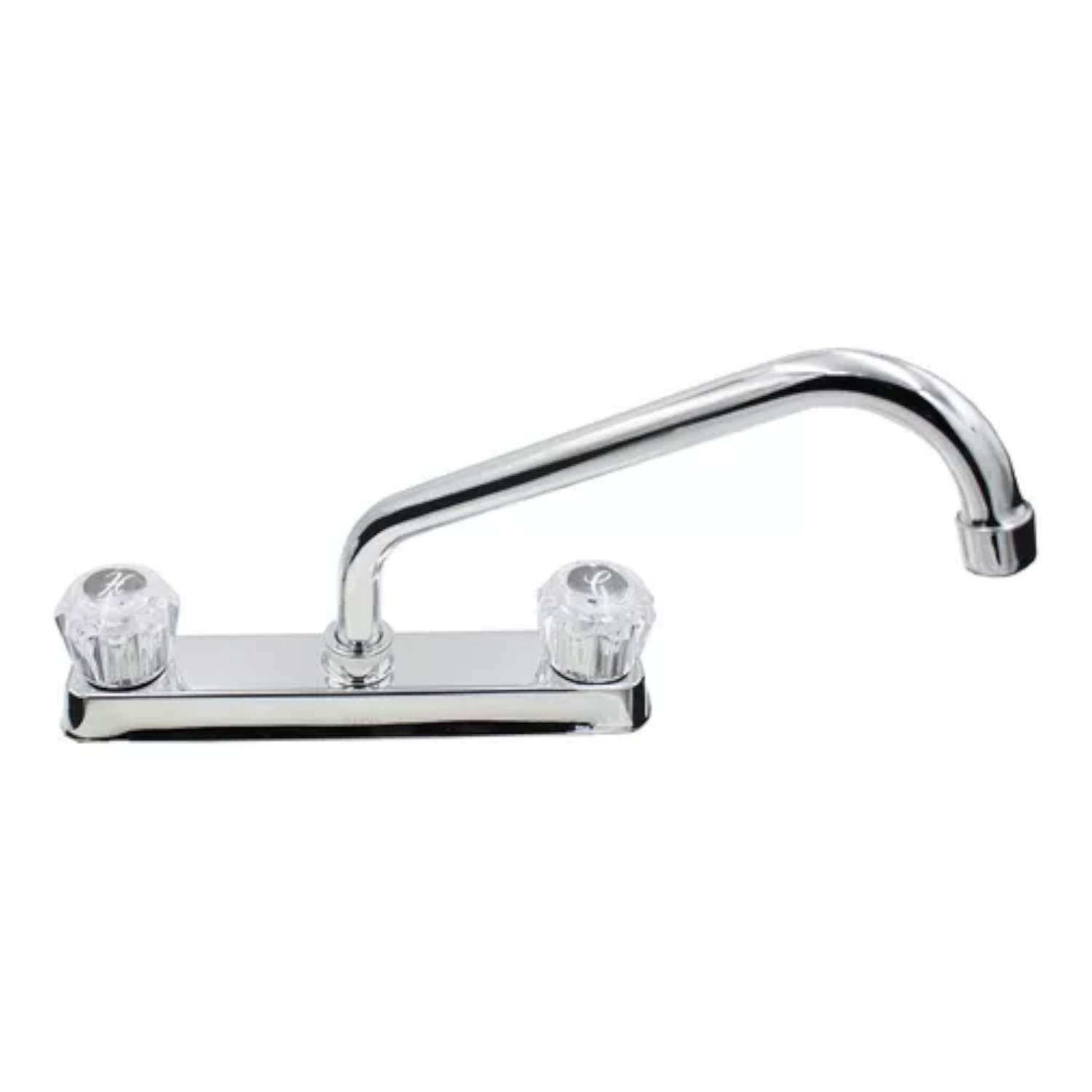 Llave Mezcladora Agua Fregadero O Tarja De Cocina Alfa Cromado Maneral Abs