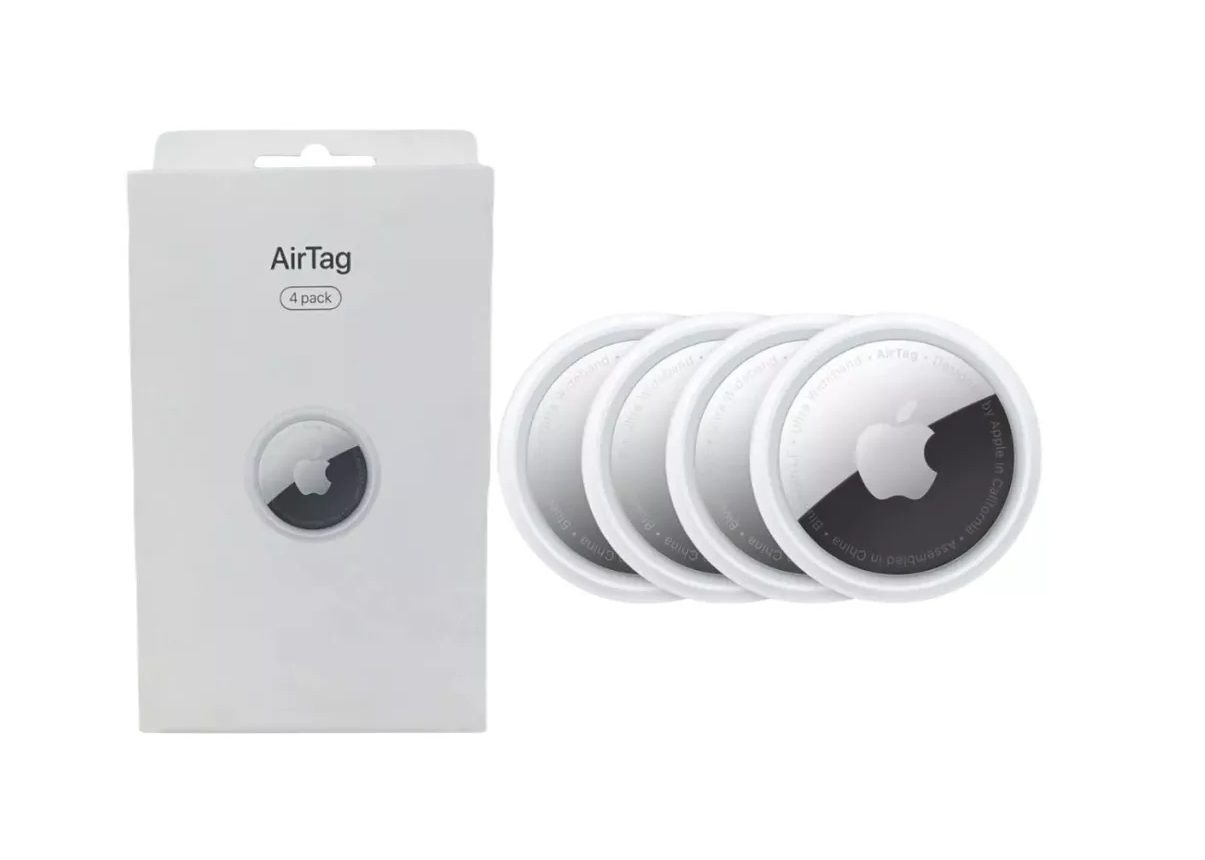 Paquete Apple Airtag Tracker de 4 Unidades Original de Apple