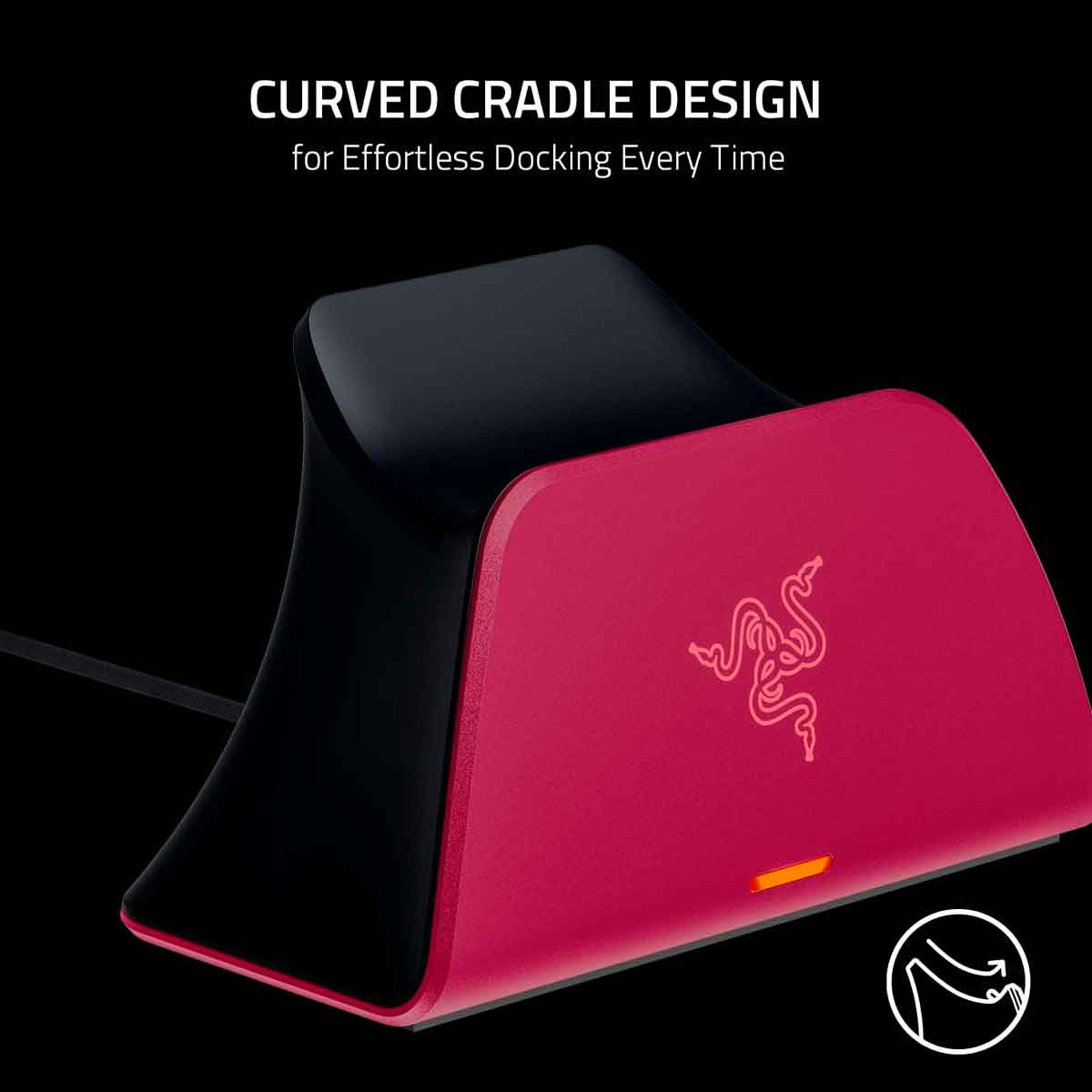 Base de Carga rápida Control PS5 Quick Charging Razer Rojo