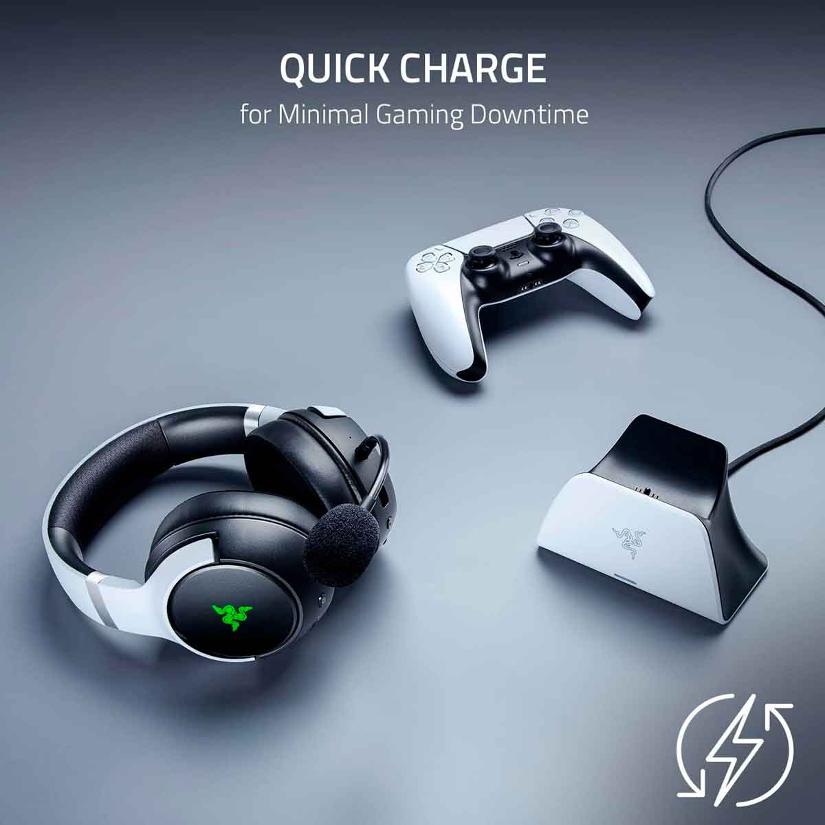 Base de Carga rápida Control PS5 Quick Charging Razer Rojo
