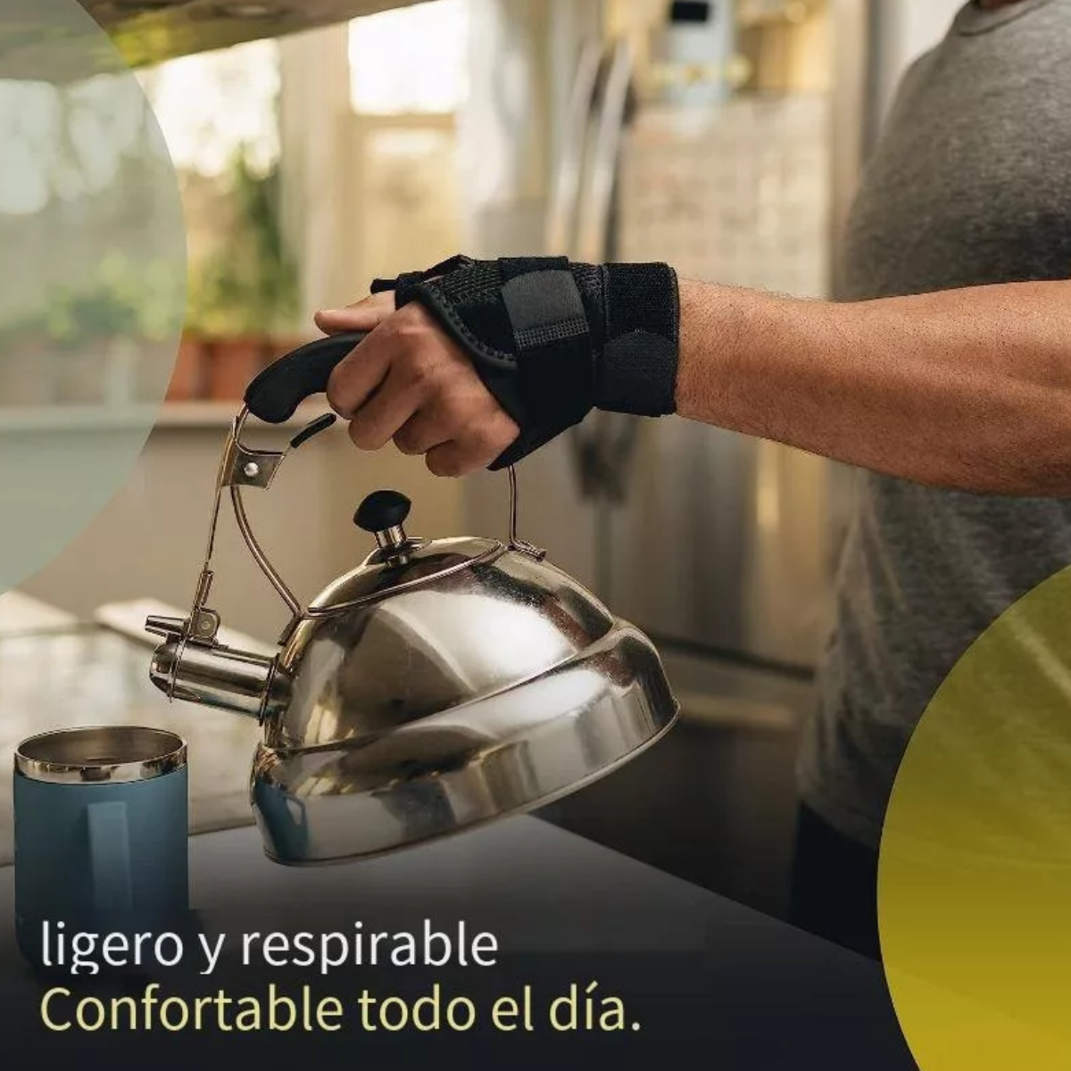 Férula Larga Ambidiestra Para Pulgar Muñeca-palma De La Mano