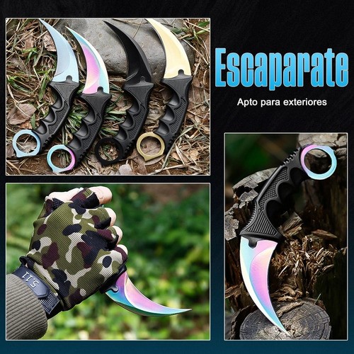 Navaja Karambit Cuchillo Tactico Y Practico Militar Caceria