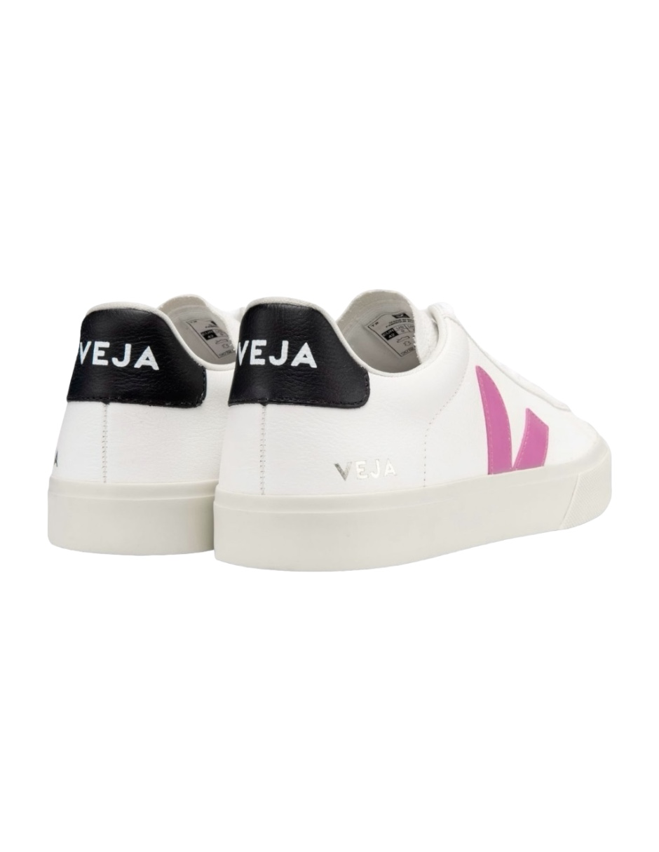 Tenis VEJA de campo para mujer logo rosa fucsia Talla 24