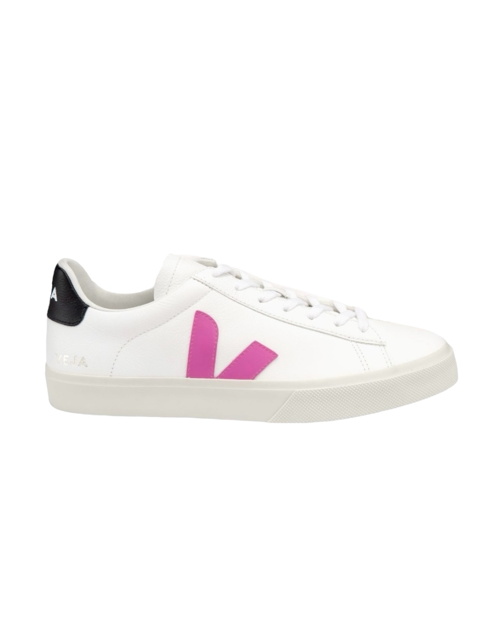 Tenis VEJA de campo para mujer logo rosa fucsia Talla 24