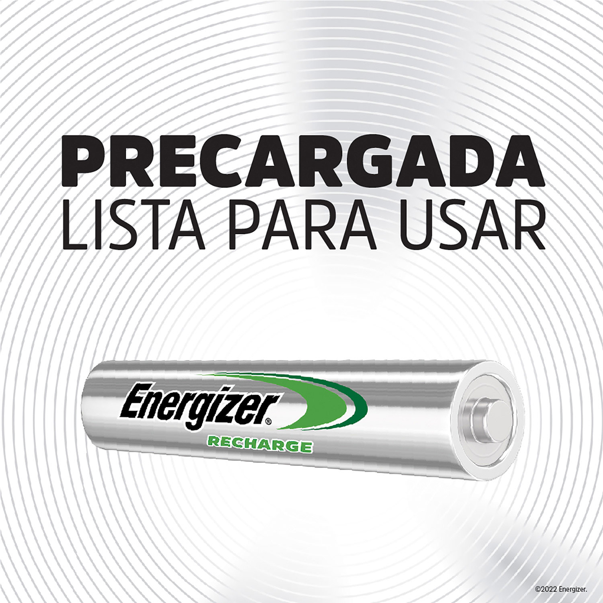 Pilas Baterías Energizer Recargables 4 piezas AAA