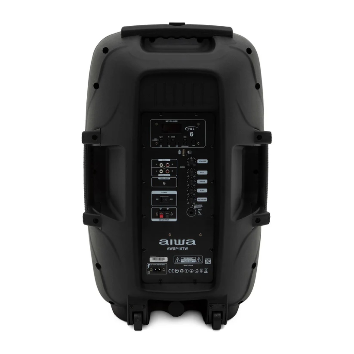 Bafle Recargable Aiwa AWSP15TW 15" Bluetooth C/Tripié ALBY12