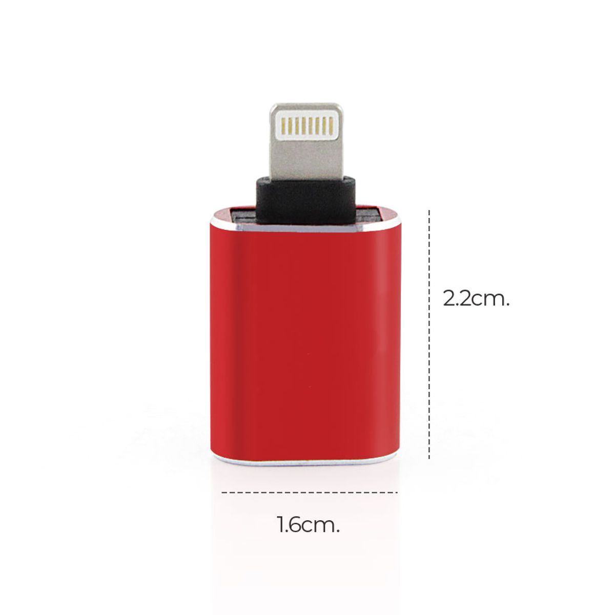 Adaptador OTG USB Lightning Compatible con Iphone Ipad