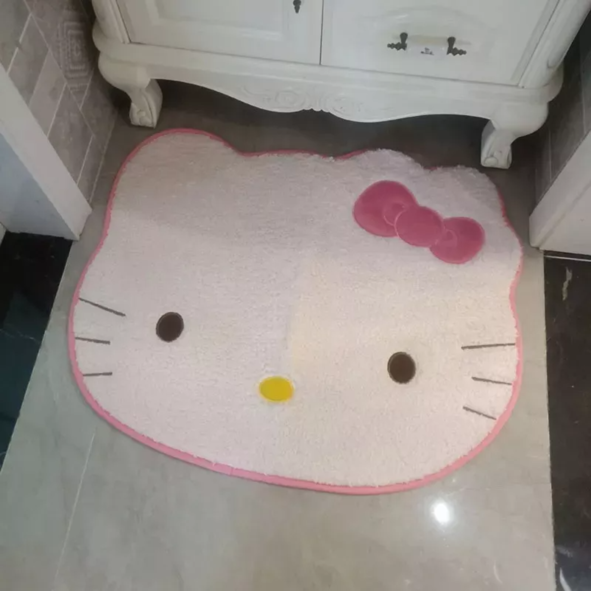 Hello Kitty Alfombra Absorbente Antideslizante