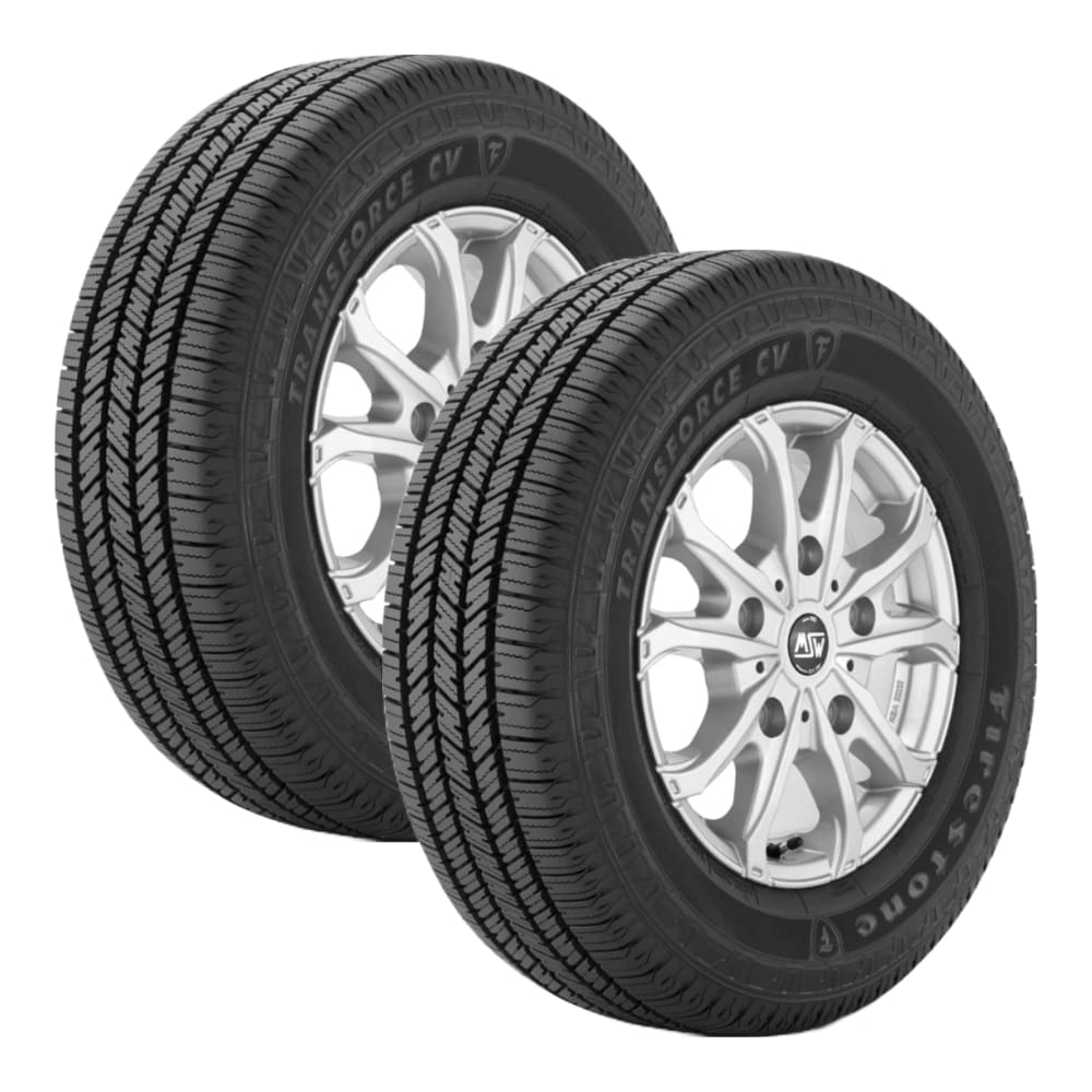 Paquete de 2 Llantas 195 R15 FIRESTONE TRANSFORCE CV 106/104R