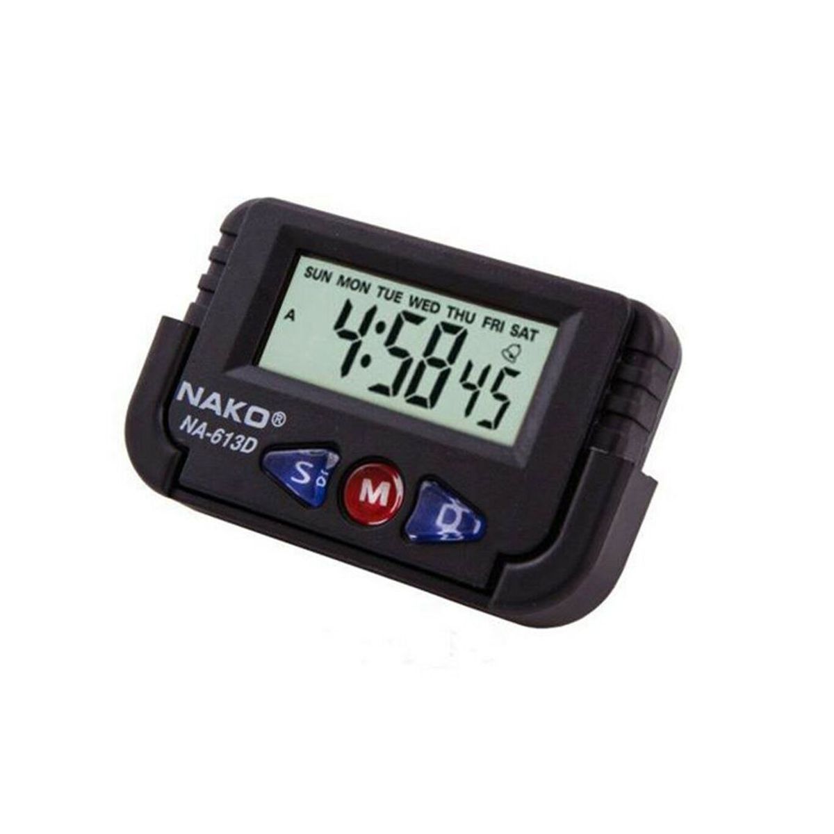 Reloj Con Cronometro Para Auto Incluye Bateria y Adhesivo Para Fijacion