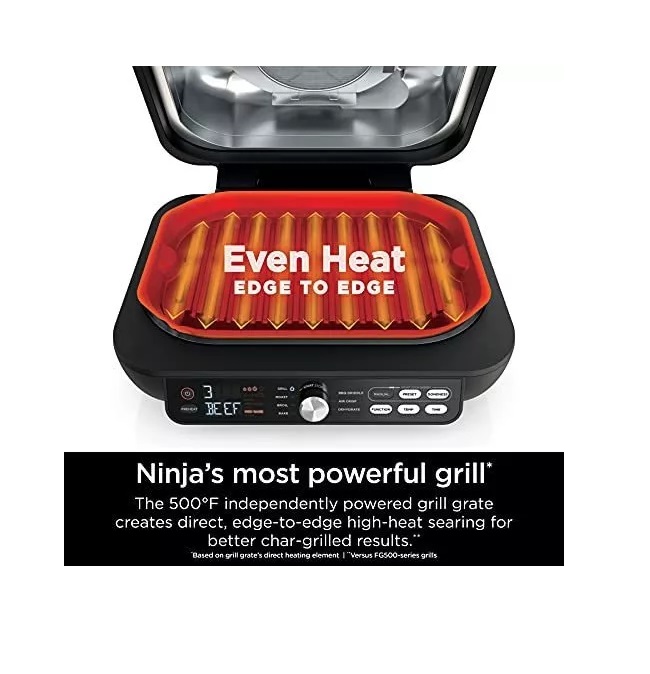 Asador, Parrilla, Plancha Eléctrico Ninja Modelo: LG651 Foodi Smart XL Pro 7 Funciones en 1 Equipo