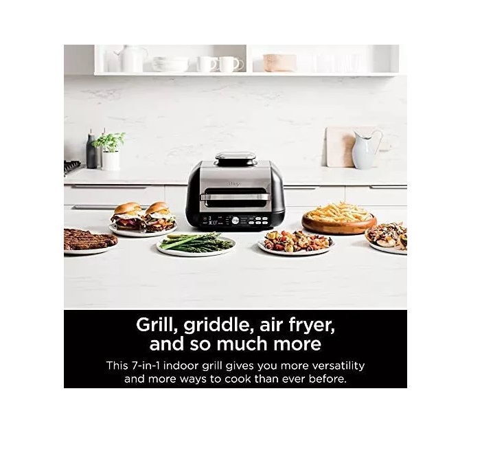 Asador, Parrilla, Plancha Eléctrico Ninja Modelo: LG651 Foodi Smart XL Pro 7 Funciones en 1 Equipo