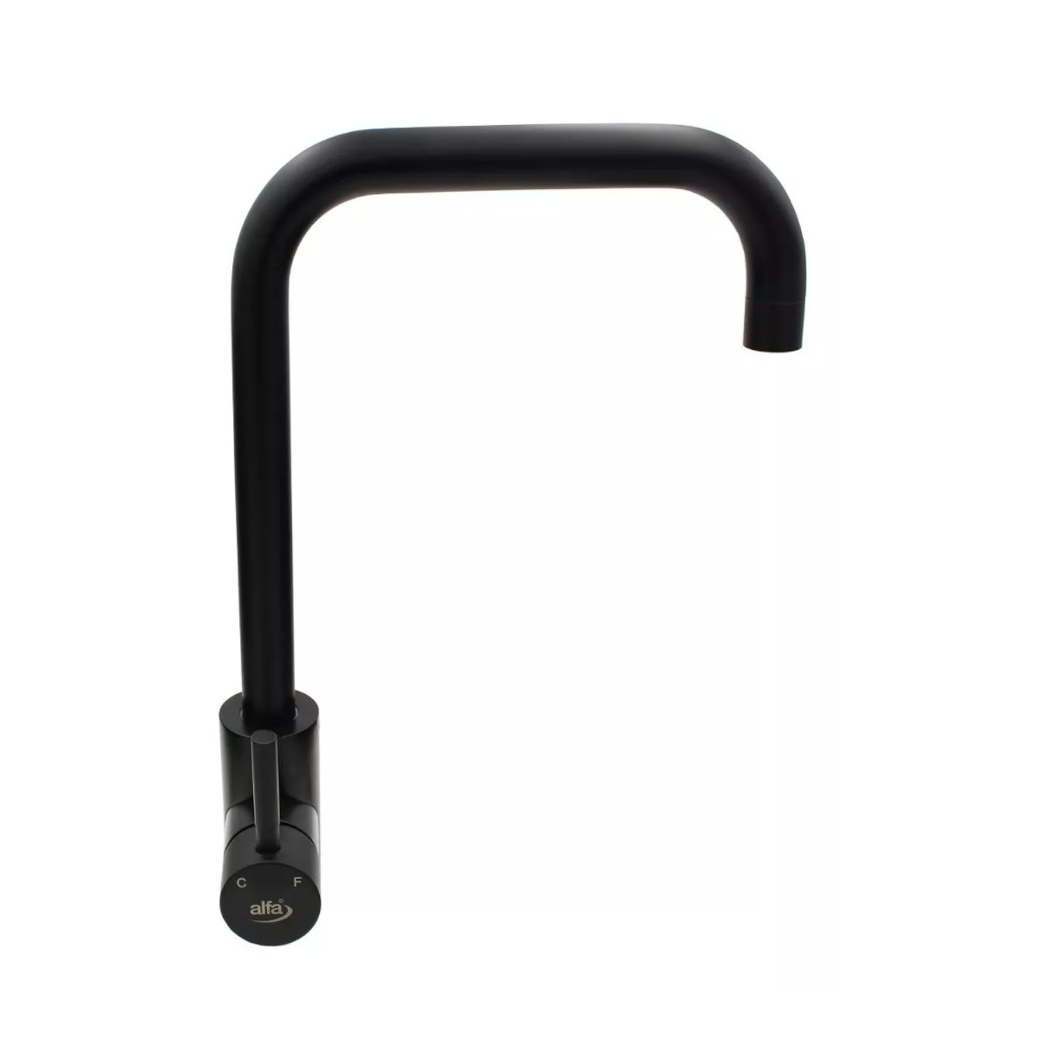 Llave Monomando Fregadero O Tarja Cocina  Rubinett Acero Inoxidable 304 Negro Mate de Lujo