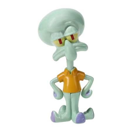 Figura Colección Bob Esponja Calamardo Metalfigs 2,5 Pulgadas Oficial