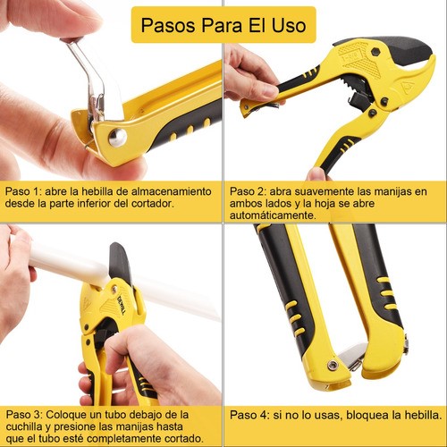 Cortador De Tubos Y Pvc Tipo Trinquete De 1-5/8 / 42mm
