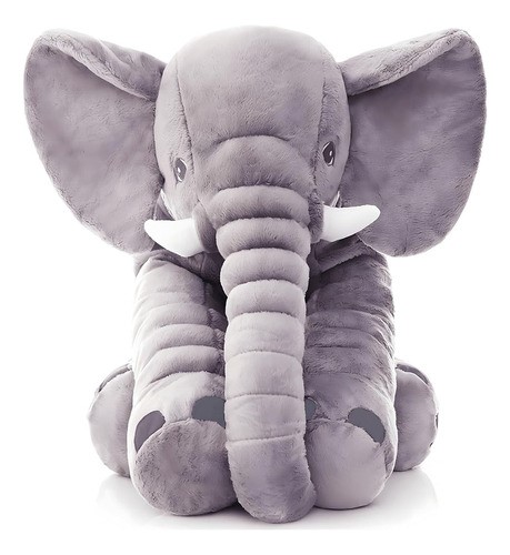 Juguetes de almohada para elefantes de peluche de gran tamaño 30x30