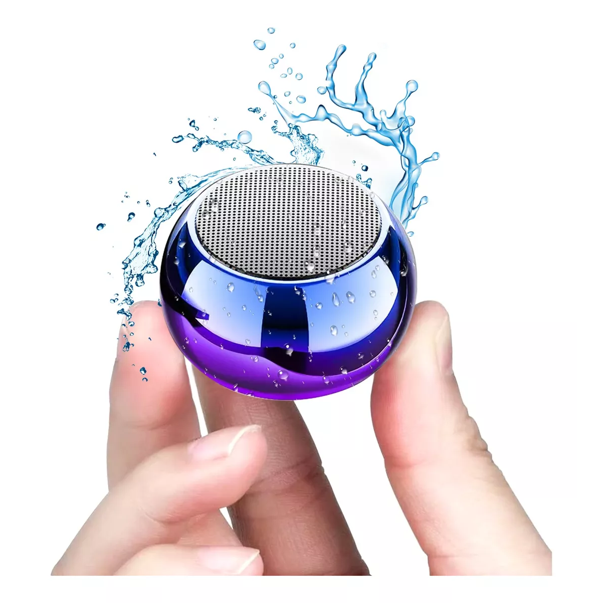 Mini Altavoz Portátil Inalámbrico Bajo Tws Bluetooth Altavoz Azul