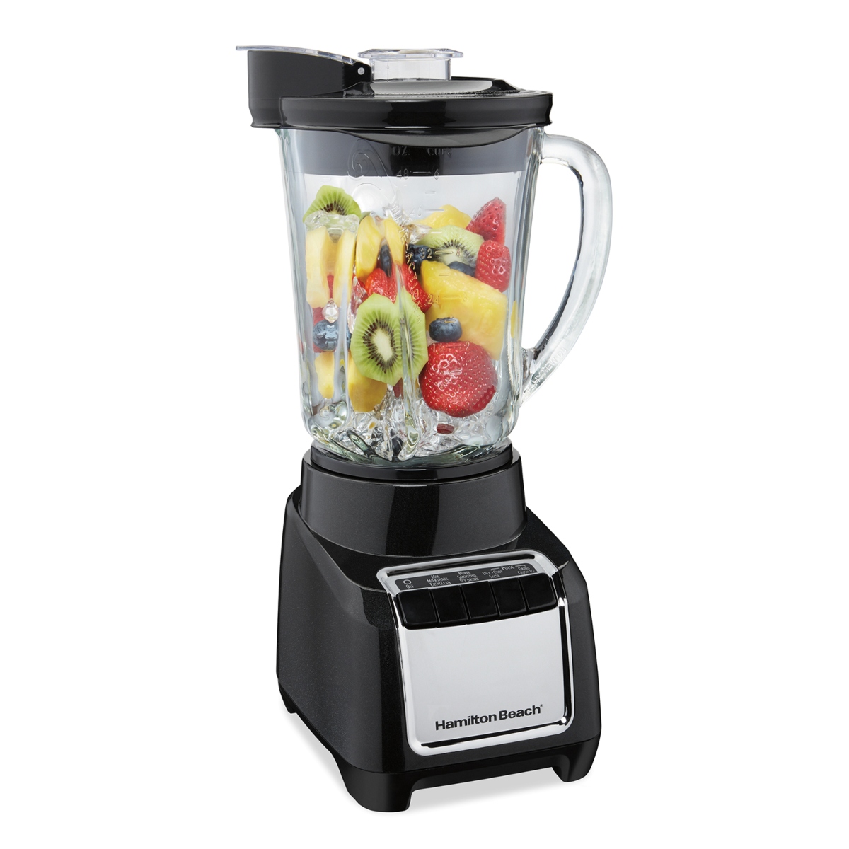 Licuadora Hamilton Beach 53521FG Vaso Vidrio 1.4L 700W Wave-Action ALBY3