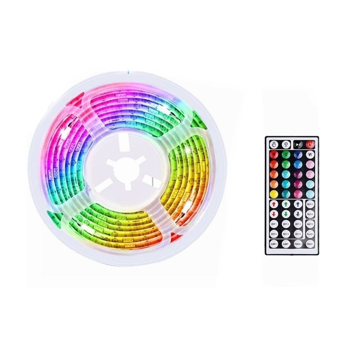Tira de 10 Metros De Luces Led RGB Bluetooth APP y Control Remoto