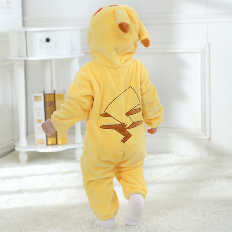 Mameluco Pijama Bebé Kawaii Raton Amarillo Anime Disfraz