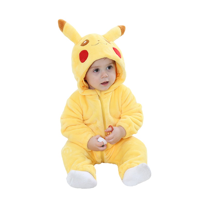 Mameluco Pijama Bebé Kawaii Raton Amarillo Anime Disfraz