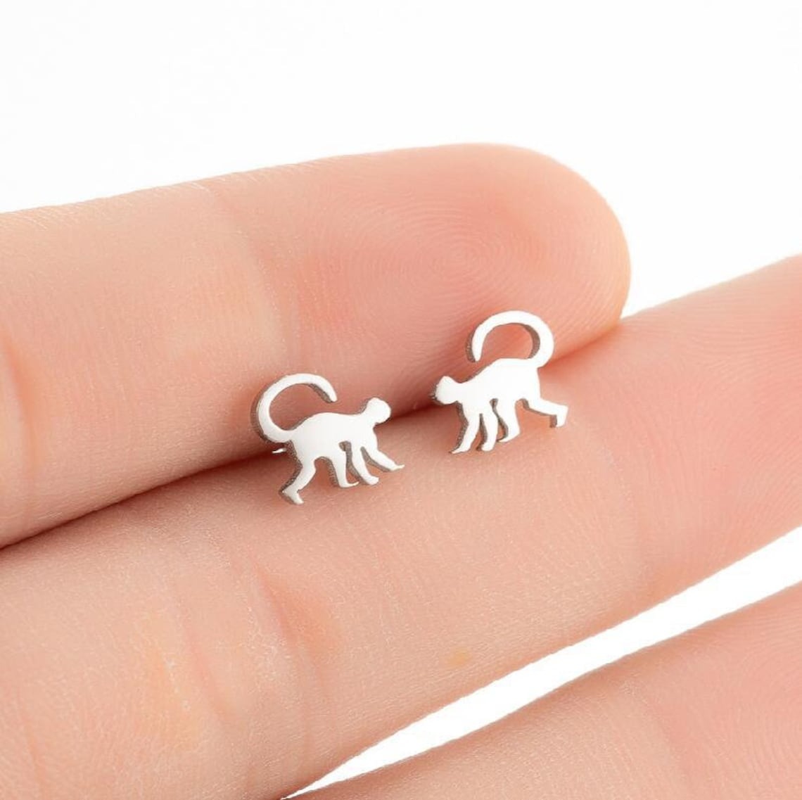 Aretes Pendientes Animal Mono Chango Mujer Elegante Moda Fiesta Regalo
