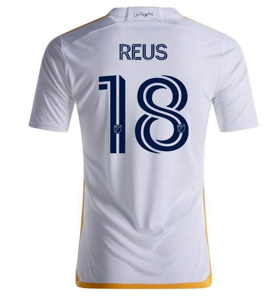 Nuevo! Jersey LA Los Angeles Galaxy MLS 2024/2025 Titular Local Blanco Marco Reus 18 Talla XL