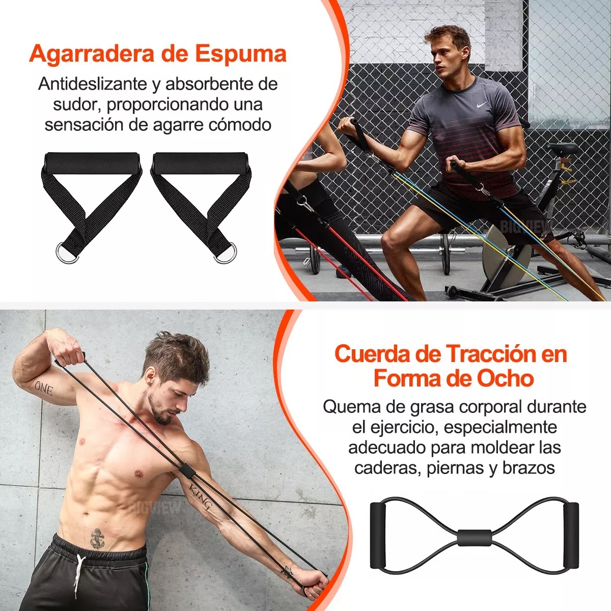 Kit De Banda De Resistencia Ligas Para Ejercicio 12pz