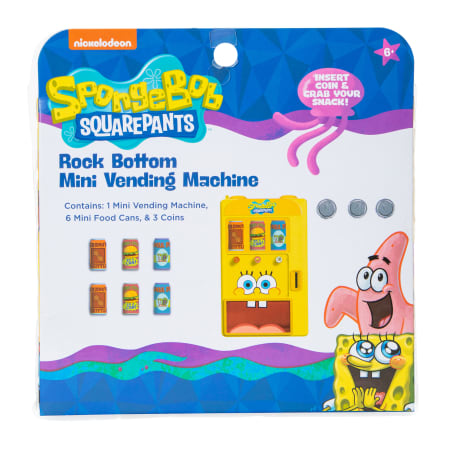 Figura Colección Juego Mini Máquina Expendedora Bob Esponja