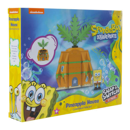 Bob Esponja Set Bloques Figuras Oficial Piña Construcción Regalo Niños