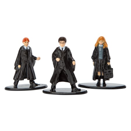 3 Figura de Colección Película Harry Potter Nano Metalfigs PVC