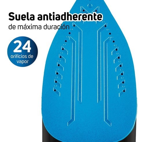 Plancha Taurus Ariel Plancha Antiadherente Con Vapor Azul