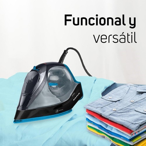 Plancha Taurus Ariel Plancha Antiadherente Con Vapor Azul