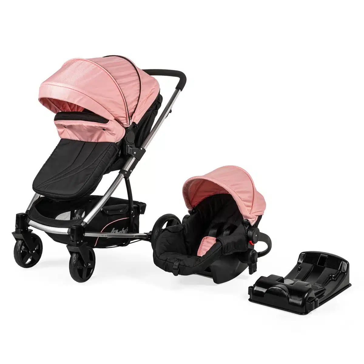 Carriola D'Bebé Travel System Eclipse Rosa ENDY15