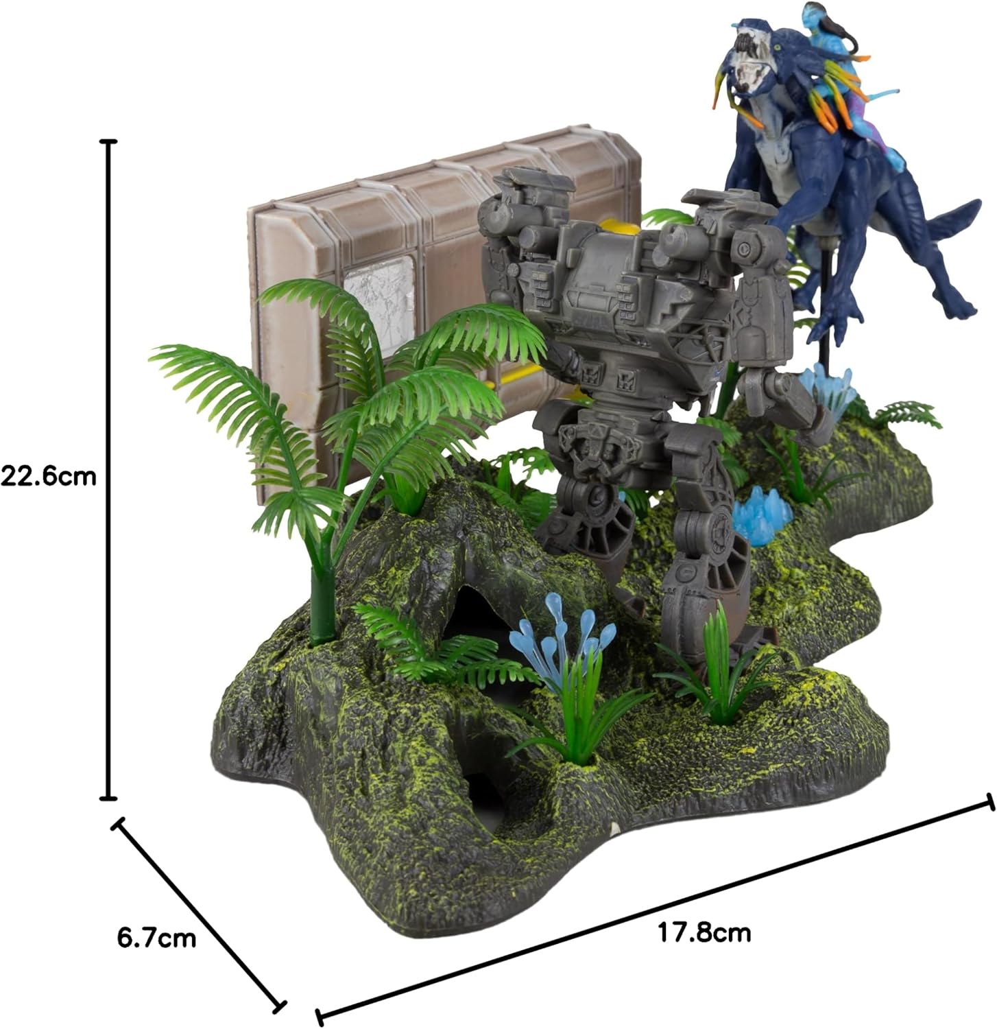 Figura McFarlane Avatar El Camino del Agua World of Pandora Batalla del Sitio Shack