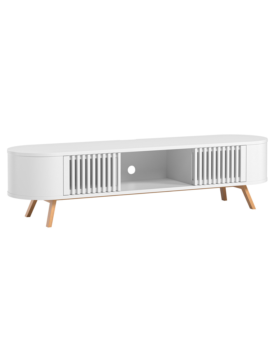 Mueble De Televisión VOX Muebles Color Blanco