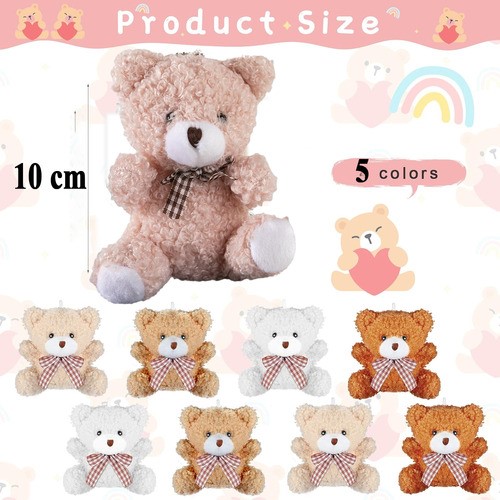 Peluches Mayoreo 5 Pzas Osos De Peluche Pelucheria Pendiente