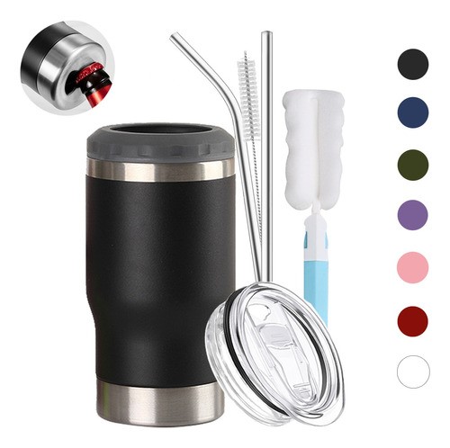 14oz Portalatas De Cerveza De Acero Inoxidable Vaso Térmico