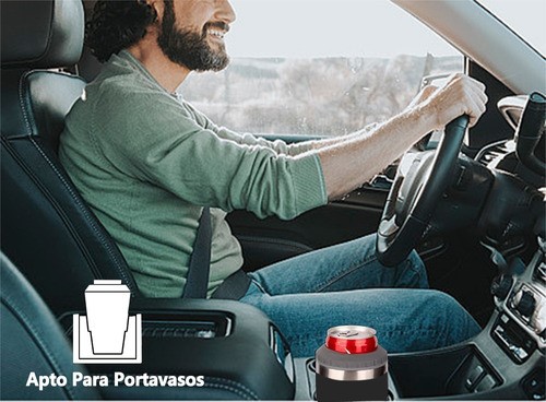 14oz Portalatas De Cerveza De Acero Inoxidable Vaso Térmico