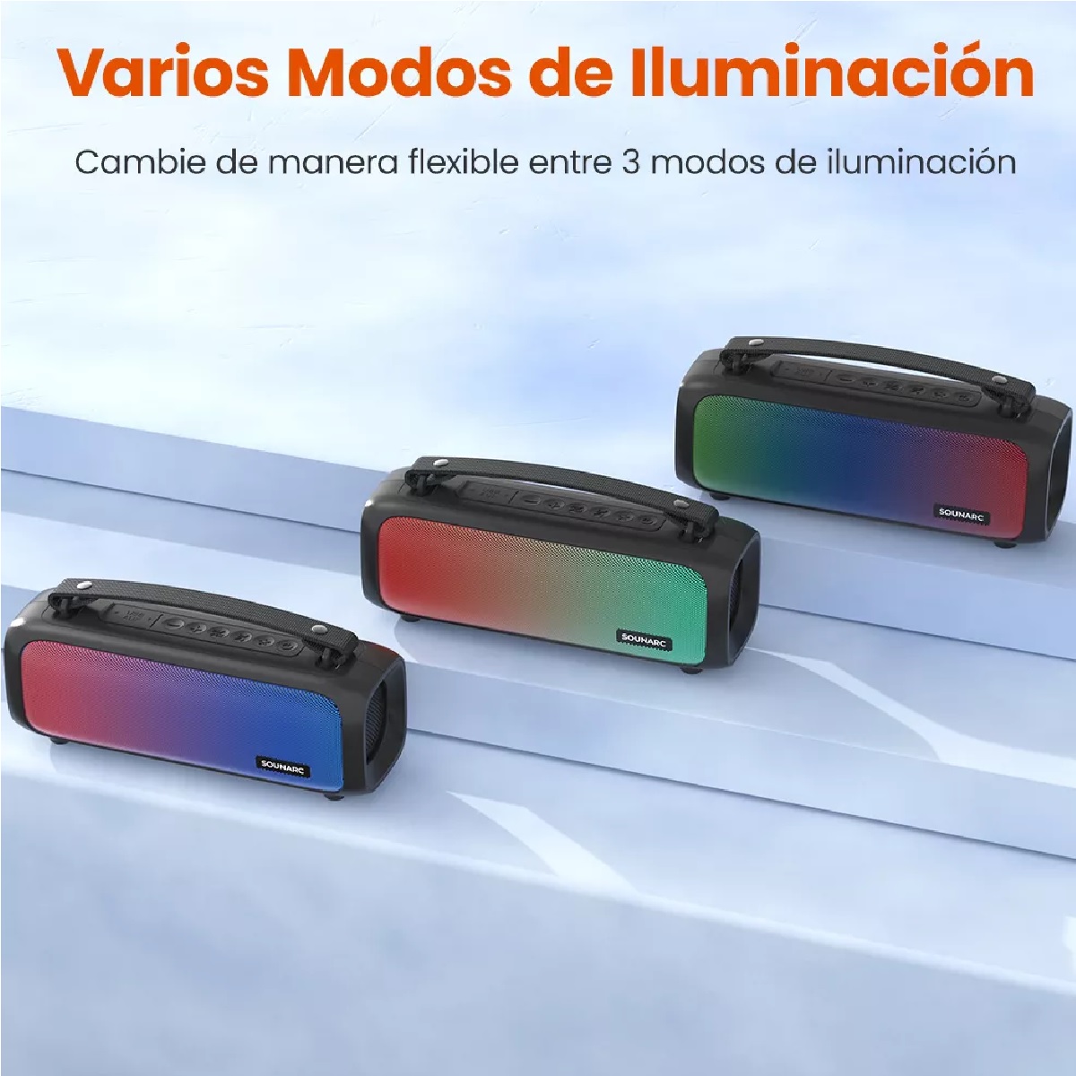 Bocina Sounarc P3 Altavoz Portátil 16w, Sonido Inalámbrico