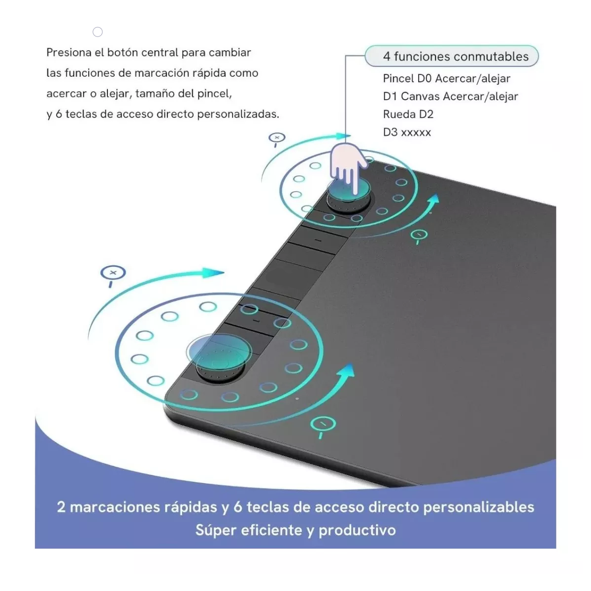 Tableta de Dibujo Gráfico Veikk Vk1060pro Color Negro
