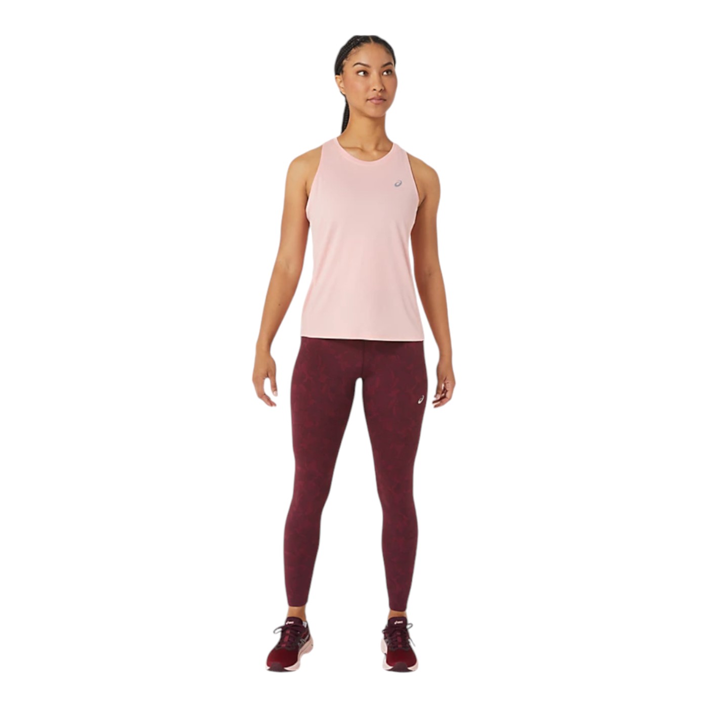 PLAYERA TANK  ASICS MUJER  ROSA ASICS TANK SILVER 2012C264701